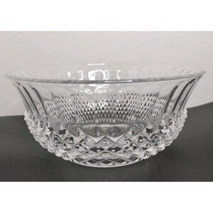 Cristal D Arques Durand Lead Crystal 9 Inch Longchamp Bowl Elegant Excellent Con